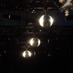 Disco Balls on Dancefloor at Night