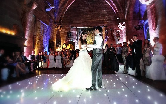 Light up dancefloor at a wedding