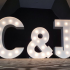 Light Up Letters - C&J