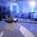 Stage Hire and Light Up Dancefloor at a Wedding